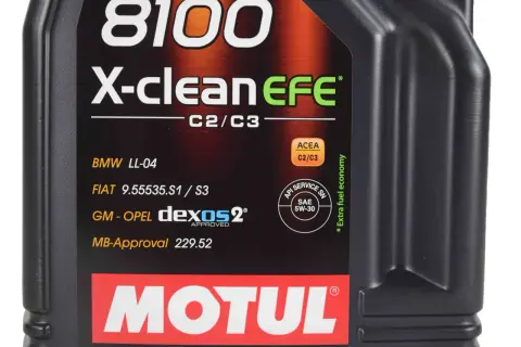 Motul 8100 X-Clean EFE 5W30 5L - najlepszy wybór dla Twojego silnika