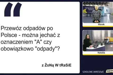 Co oznacza litera A na ciężarówce i jakie są konsekwencje prawne?