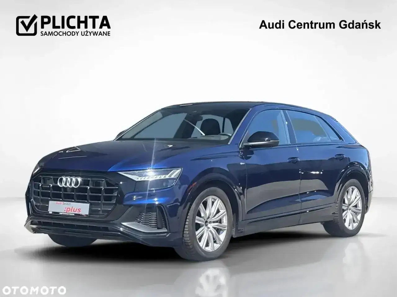 Granatowe Audi SQ8 na sprzedaż. Sprawdź atrakcyjną audi sq8 cena w Audi Centrum Gdańsk.