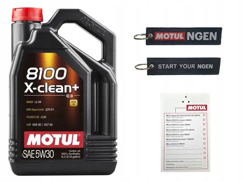 Zdjęcie Motul 8100 X-Clean+ 5W30 - Jak często wymieniać olej, aby uniknąć problemów?